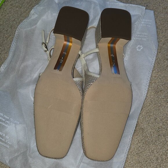 Sam Edelman Tracie Slingback Heel US Shoe Size: 9.5 M, Color:Light Natural Weave - Picture 7 of 9